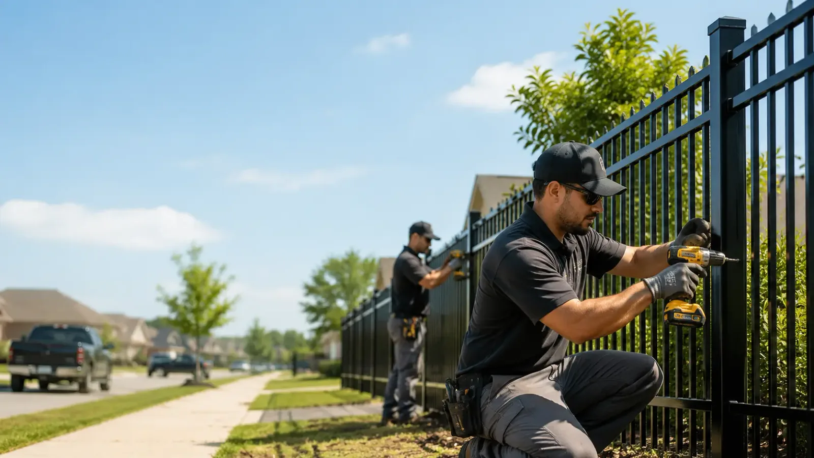 Metal Fence Installation in Oak, NE